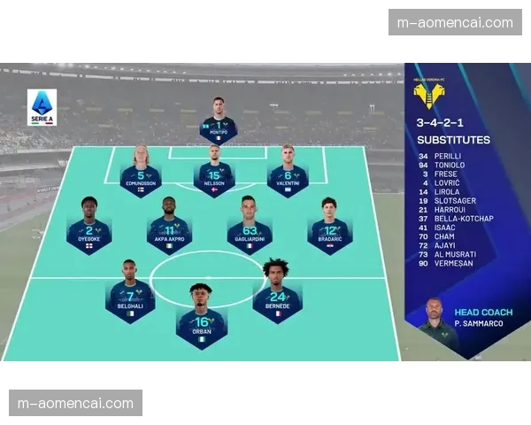 维罗纳0-1不敌AC米兰，垫底球队保级希望愈发渺茫